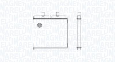 Heat Exchanger, interior heating MAGNETI MARELLI 350218072000