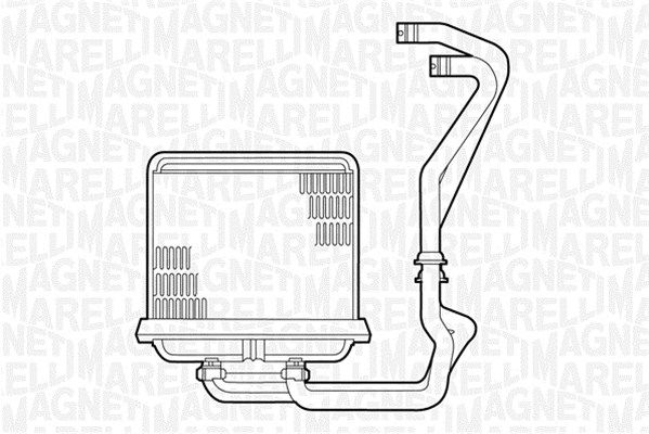 MAGNETI MARELLI 350218225000 Heat Exchanger, interior heating