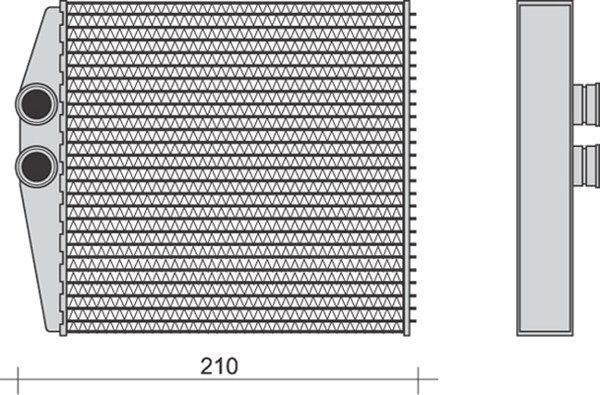 MAGNETI MARELLI 350218271000 Heat Exchanger, interior heating