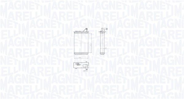 MAGNETI MARELLI 350218518000 Heat Exchanger, interior heating