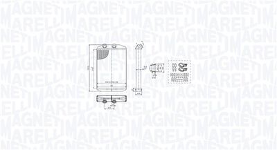 Heat Exchanger, interior heating MAGNETI MARELLI 350218519000