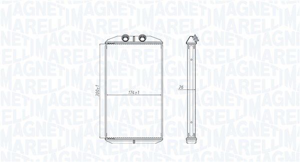 MAGNETI MARELLI 350218522000 Heat Exchanger, interior heating