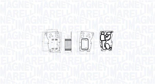 MAGNETI MARELLI 350300000300 Oil Cooler, engine oil