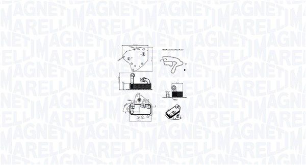 MAGNETI MARELLI 350300000700 Oil Cooler, engine oil