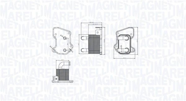 MAGNETI MARELLI 350300002200 Oil Cooler, engine oil