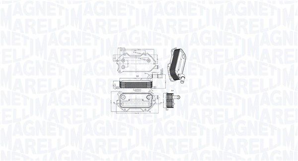 MAGNETI MARELLI 350300003000 Oil Cooler, engine oil