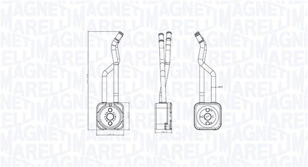 MAGNETI MARELLI 350300003800 Oil Cooler, engine oil