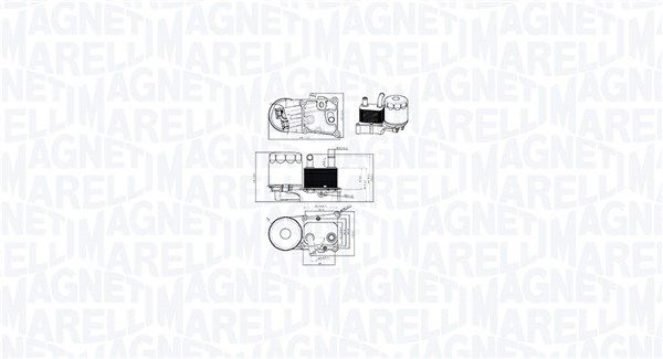 MAGNETI MARELLI 350300004200 Oil Cooler, engine oil
