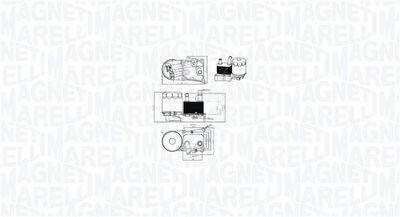 Oil Cooler, engine oil MAGNETI MARELLI 350300004200