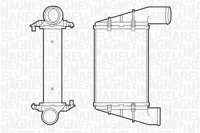 Charge Air Cooler MAGNETI MARELLI 351319201160