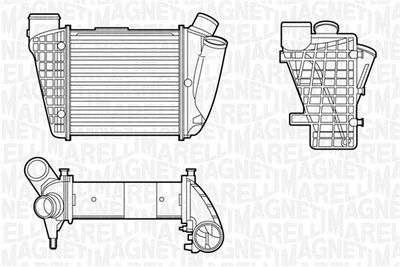 Charge Air Cooler MAGNETI MARELLI 351319201180