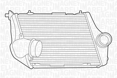 Charge Air Cooler MAGNETI MARELLI 351319201260