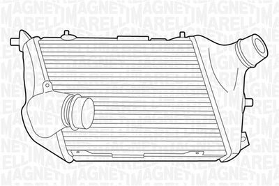 Charge Air Cooler MAGNETI MARELLI 351319201280