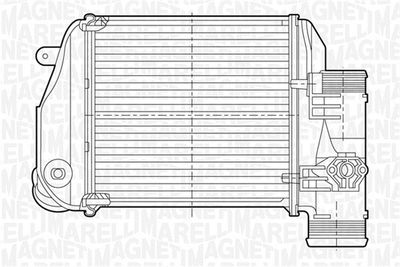 Charge Air Cooler MAGNETI MARELLI 351319201310