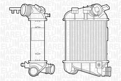 Charge Air Cooler MAGNETI MARELLI 351319201340