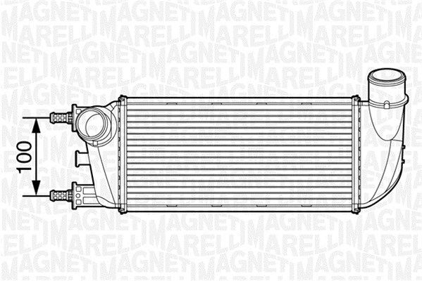 MAGNETI MARELLI 351319201490 Charge Air Cooler