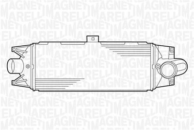 Charge Air Cooler MAGNETI MARELLI 351319201570