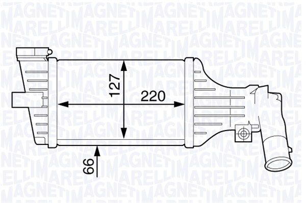 MAGNETI MARELLI 351319201860 Charge Air Cooler