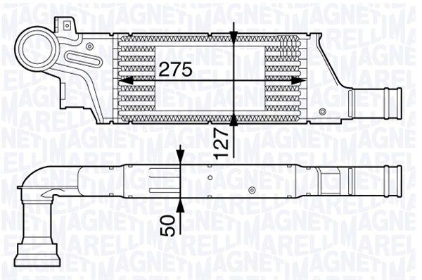MAGNETI MARELLI 351319201880 Charge Air Cooler