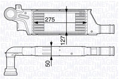 Charge Air Cooler MAGNETI MARELLI 351319201880