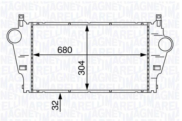 MAGNETI MARELLI 351319201890 Charge Air Cooler