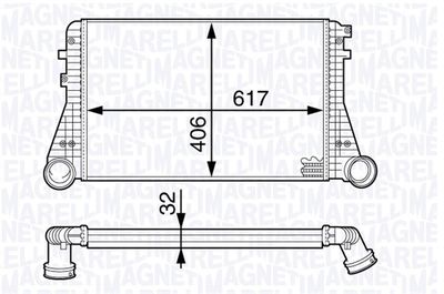 Charge Air Cooler MAGNETI MARELLI 351319201960