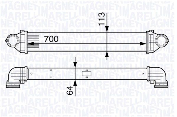 MAGNETI MARELLI 351319201970 Charge Air Cooler