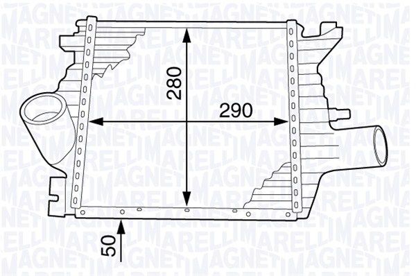 MAGNETI MARELLI 351319201980 Charge Air Cooler