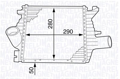 Charge Air Cooler MAGNETI MARELLI 351319201980