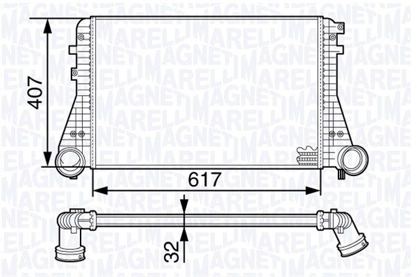 MAGNETI MARELLI 351319202020 Charge Air Cooler