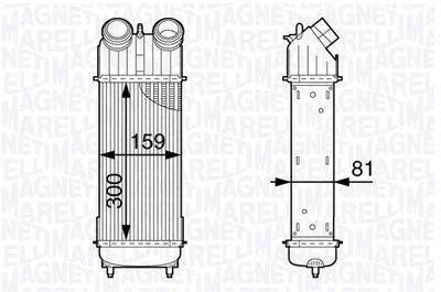 Charge Air Cooler MAGNETI MARELLI 351319202030