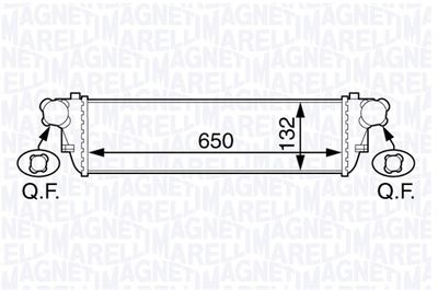 Charge Air Cooler MAGNETI MARELLI 351319202060