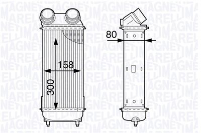Charge Air Cooler MAGNETI MARELLI 351319202070