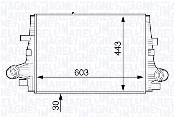 MAGNETI MARELLI 351319202100 Charge Air Cooler
