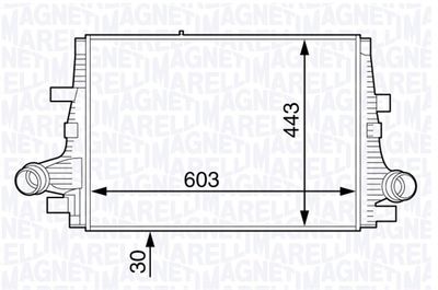 Charge Air Cooler MAGNETI MARELLI 351319202100