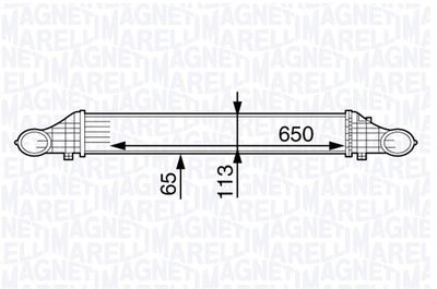 Charge Air Cooler MAGNETI MARELLI 351319202140