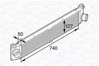 Charge Air Cooler MAGNETI MARELLI 351319202150