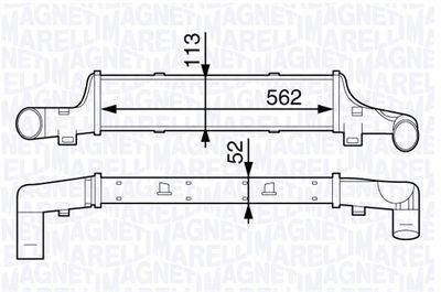 Charge Air Cooler MAGNETI MARELLI 351319202180