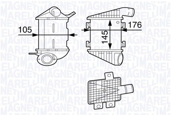 MAGNETI MARELLI 351319202190 Charge Air Cooler