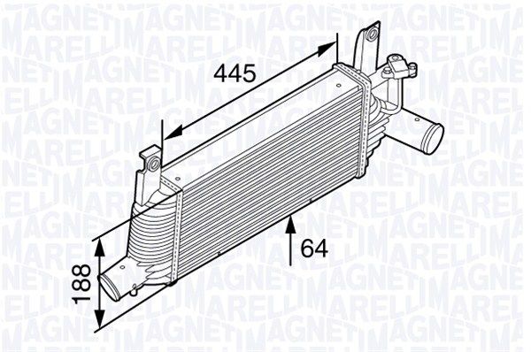 MAGNETI MARELLI 351319202240 Charge Air Cooler