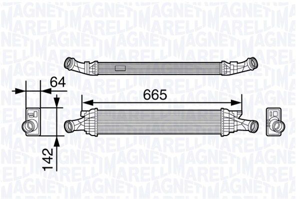 MAGNETI MARELLI 351319202260 Charge Air Cooler
