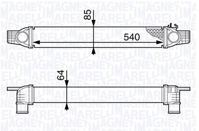 Charge Air Cooler MAGNETI MARELLI 351319202270