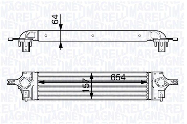 MAGNETI MARELLI 351319202320 Charge Air Cooler