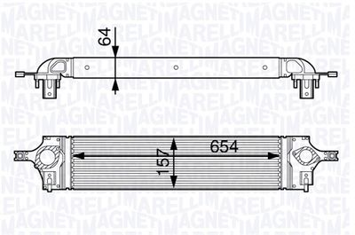Charge Air Cooler MAGNETI MARELLI 351319202320