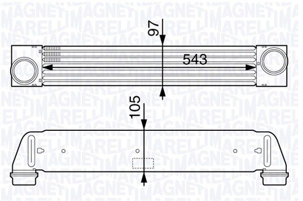 MAGNETI MARELLI 351319202370 Charge Air Cooler