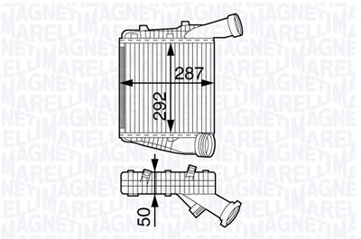 Charge Air Cooler MAGNETI MARELLI 351319202400