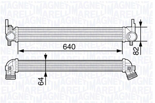MAGNETI MARELLI 351319202410 Charge Air Cooler