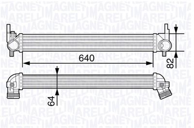 Charge Air Cooler MAGNETI MARELLI 351319202410