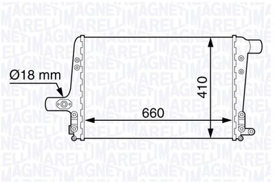 Charge Air Cooler MAGNETI MARELLI 351319202430