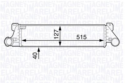 Charge Air Cooler MAGNETI MARELLI 351319202470